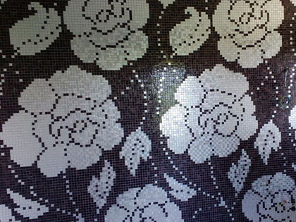 Posatore mosaicista, rivestimenti in mosaico.