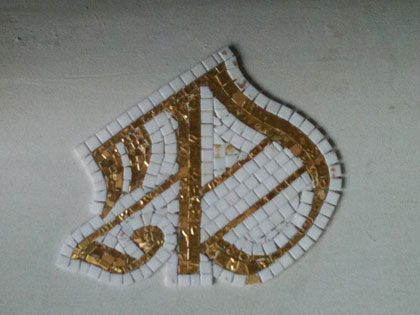 Posatore mosaicista, rivestimenti in mosaico.